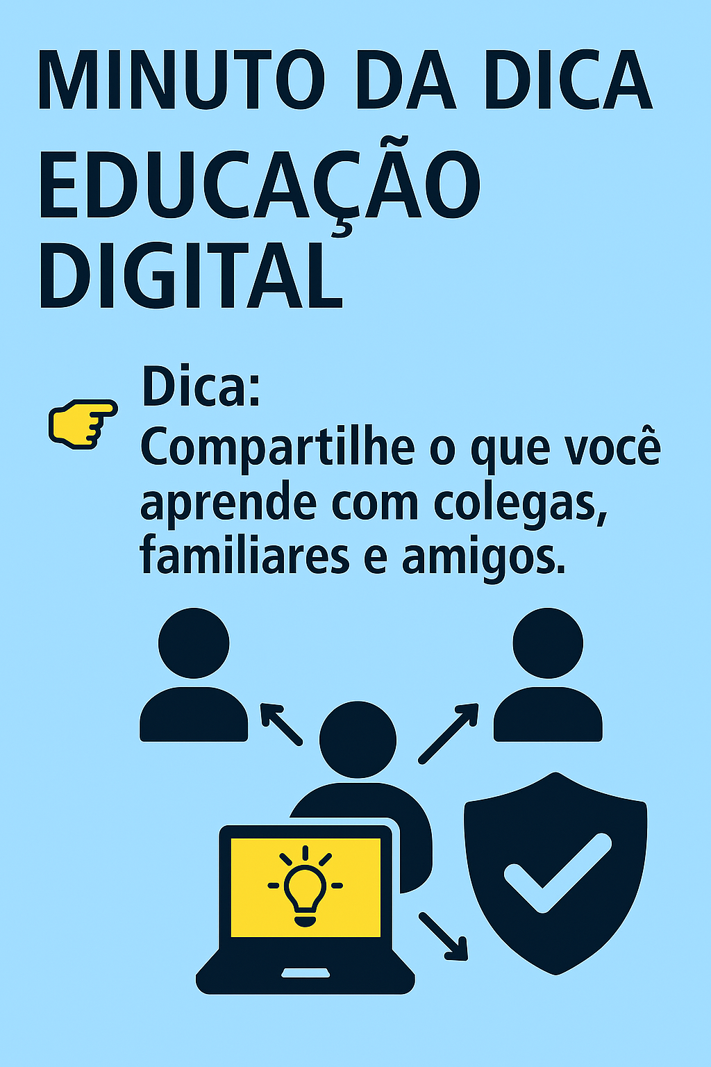 Imagem do post Minuto da Dica – Educação Digital